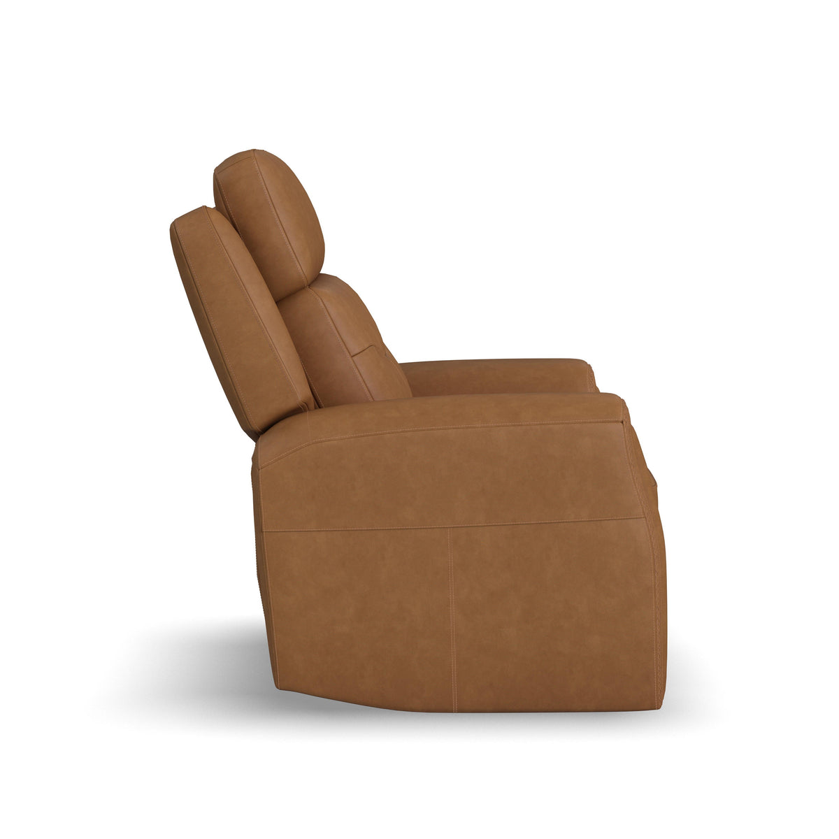 Felix Power Recliner With Power Headrest, Lumbar, Heat & Massage - Toasted Almond | Flexsteel