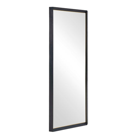 Stenton Tall Wooden Mirror - Black by Uttermost - View 4