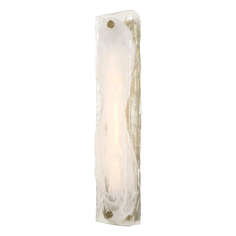 Taffy 1 Light LED Swirl Glass Sconce - White by Uttermost - View 5