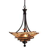 Vitalia 3 Light Pendant Oil Rubbed Bronze - Bronze / Light Brown by Uttermost - View 1