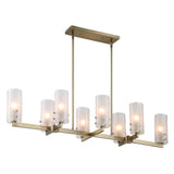 Mistie 8 Light Linear Chandelier - Bronze by Uttermost - View 5