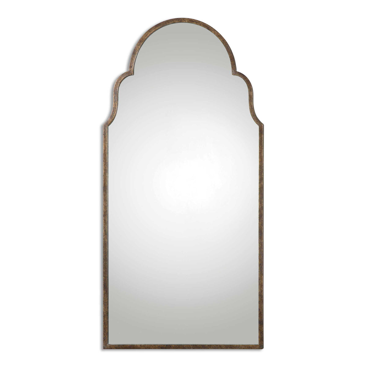 Brayden Tall Arch Mirror - Light Brown by Uttermost - View 1