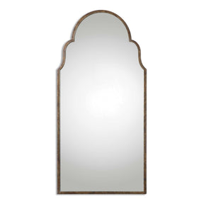 Brayden Tall Arch Mirror - Light Brown by Uttermost - View 1