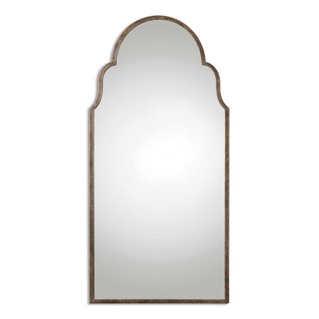 Brayden Tall Arch Mirror - Light Brown by Uttermost - View 1