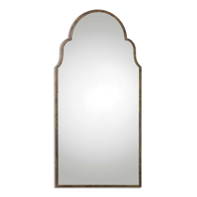 Brayden Tall Arch Mirror - Light Brown by Uttermost - View 1