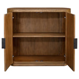 Newell Wood 2 Door Cabinet Natural - Light Brown by Uttermost - View 6