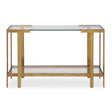 Kendrick Glass Console Table - Gold by Uttermost - View 1