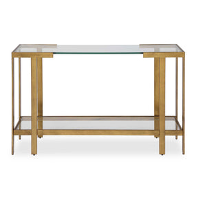 Kendrick Glass Console Table - Gold by Uttermost - View 1