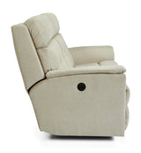 Mason Transitional Fabric Power Reclining Loveseat | Flexsteel