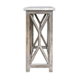 Catali Stone Console Table Ivory - Light Brown by Uttermost - View 10