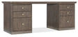 Modern Mood Executive Desk - Dark Brown / Dark Gray by Hooker Furniture - View 1