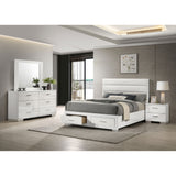 Dulcey White 4-piece Eastern King Bedroom Set