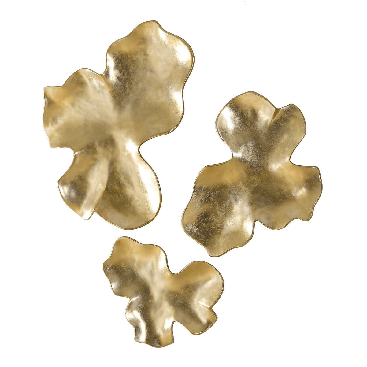 Lumina Wall Decor (Set of 3) - Gold by Uttermost - View 6