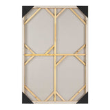 Waterfront Geometric Abstract Art - Gray by Uttermost - View 7