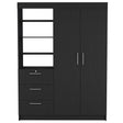 Armoire Rumanu, Bedroom, Black - sold by Home Elegance USA