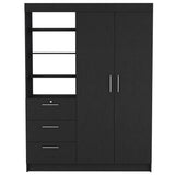 Armoire Rumanu, Bedroom, Black - sold by Home Elegance USA