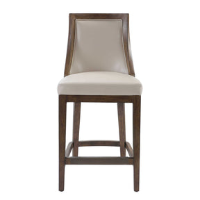 Purcell Counter Stool - Beige / Dark Brown by Uttermost - View 1