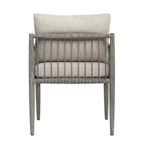Borneo Outdoor Dining Chair Dove - Light Gray by Uttermost - View 4