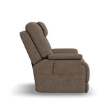 Zecliner Model 2+ Power Lift Sleep Recliner With Power Headrest, Lumbar, Heat & Massage - Toast | Flexsteel
