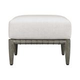Borneo Cushion Outdoor Ottoman - White by Uttermost - View 5