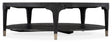 Chapman Shou Sugi Ban Round Coffee Table - Black by Hooker Furniture - View 1