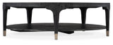Chapman Shou Sugi Ban Round Coffee Table - Black by Hooker Furniture - View 1