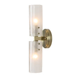 Mistie 2 Light Glass Sconce - Bronze by Uttermost - View 5