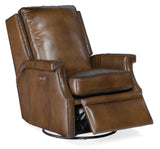 Collin Power Swivel Glider Recliner - Dark Brown by Hooker Furniture - View 4