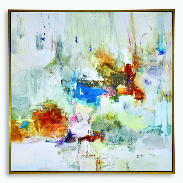 In The Beginning Framed Abstract Art - Gray by Uttermost - View 1