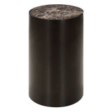 Welling Modern Metal Side Table - Black / Dark Brown by Uttermost - View 6