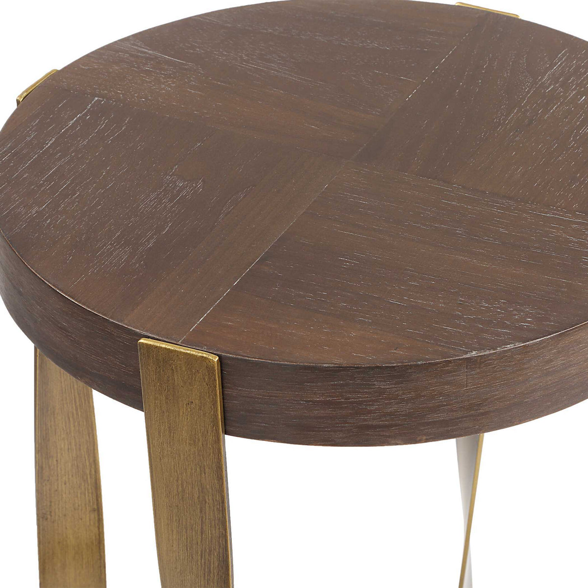 Drew Brass Accent Table - Bronze by Uttermost - View 5