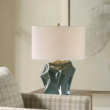 Prisma Table Lamp Smoky Bronze - Blue by Uttermost - View 4