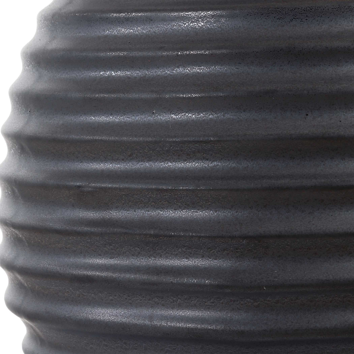 Chelsom Ribbed Table Lamp - Gray by Uttermost - View 6