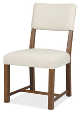 Driftwood Upholstered Side Chair (Set of 2) Worn Saddle / Beige - Dark Brown / Beige by Hooker Furniture - View 2