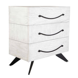 Vivi 3 Drawer Chest - White by Uttermost - View 3