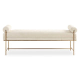 Bolster Bench - White by Uttermost - View 1