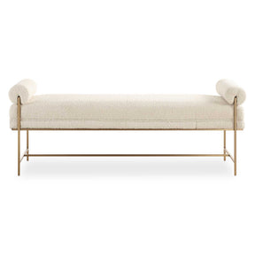 Bolster Bench - White by Uttermost - View 1
