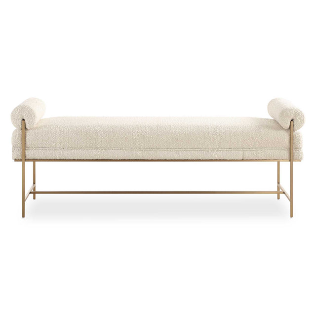 Bolster Bench - White by Uttermost - View 1