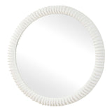 Akiko Round Mirror - White by Uttermost - View 4