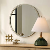 Break The Ice Round Mirror Gold - Silver by Uttermost - View 3