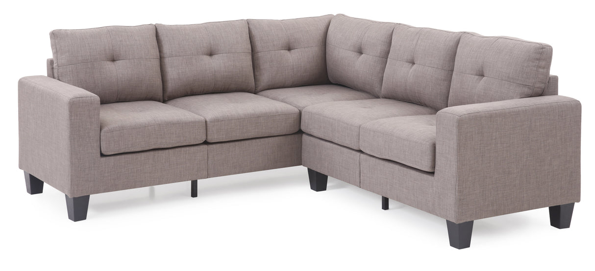 Newbury G579B-SC Sectional, GRAY