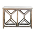 Catali Stone Console Table Ivory - Light Brown by Uttermost - View 1