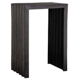 In The Groove Aluminum Accent Table - Black by Uttermost - View 4