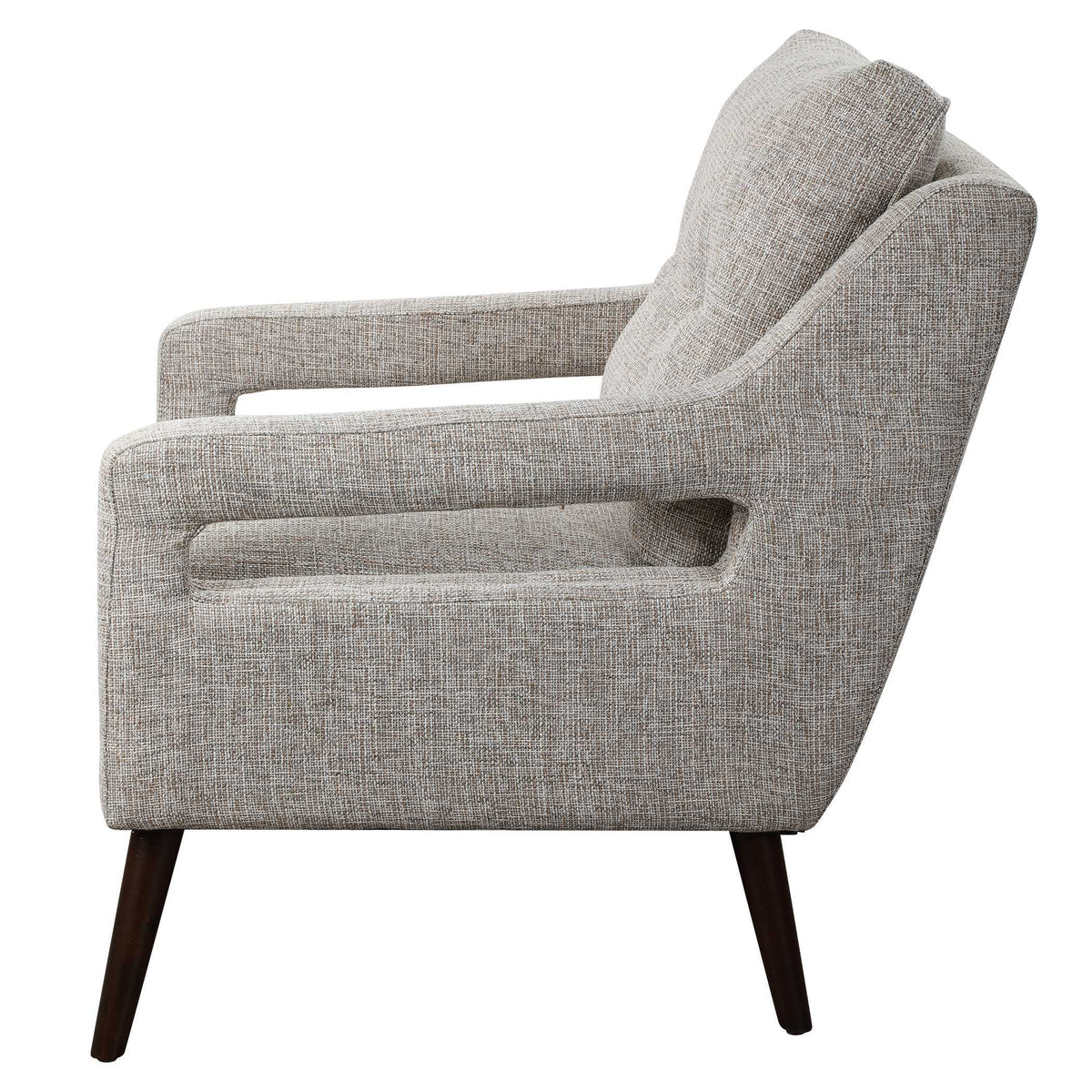 O'Brien Neutral Armchair - Beige by Uttermost - View 4