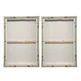 Abstract Afternoon Framed Canvases (Set of 2) - Blue / Green by Uttermost - View 7