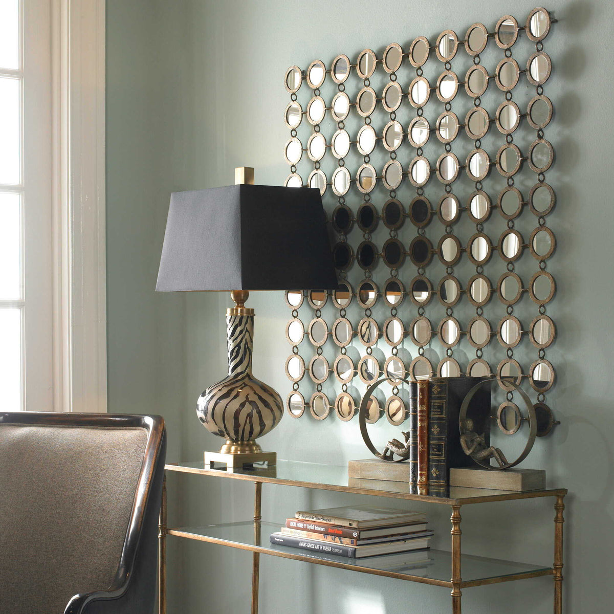 Dinuba Mirror - Silver by Uttermost - View 2