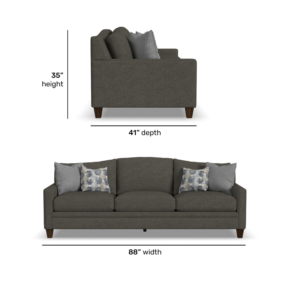 Lottie Fabric Sofa | Flexsteel