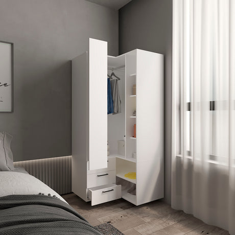 Ursine Armoire, Bedroom, White - sold by Home Elegance USA