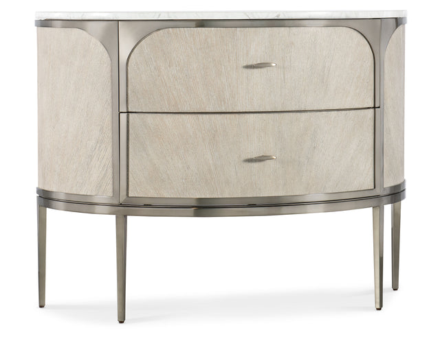 Modern Mood Two-Drawer Nightstand - Beige by Hooker Furniture - View 1