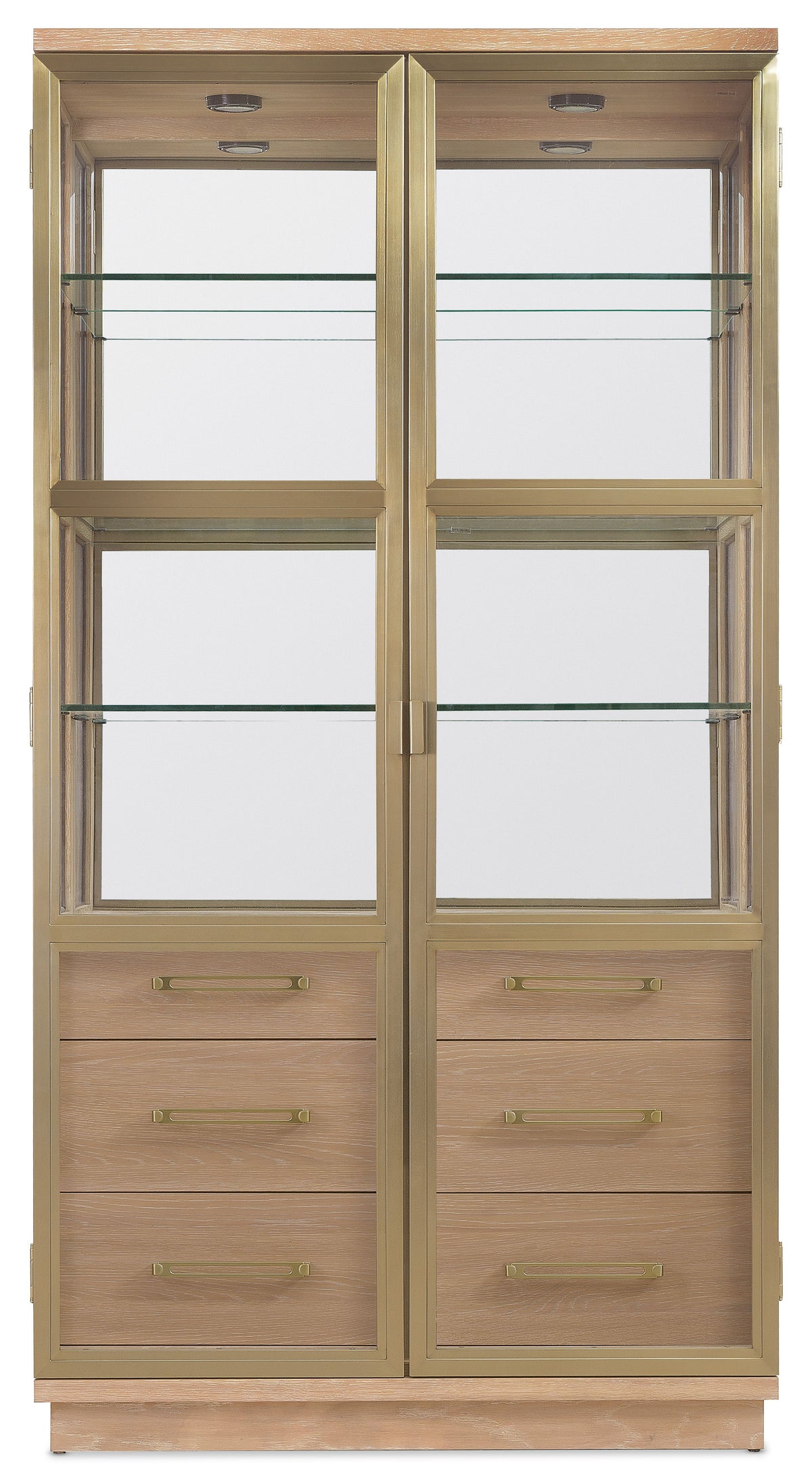 Banyon Bay Display Cabinet Desert Oak - Light Brown by Hooker Furniture - View 8
